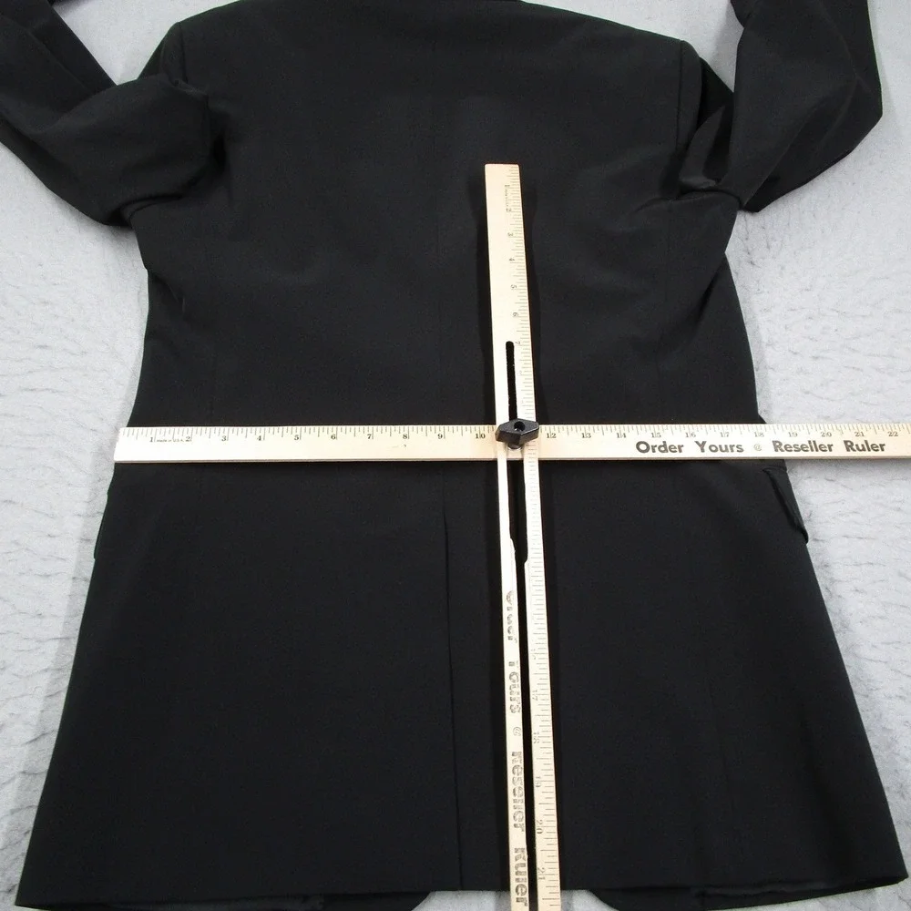 Prada Milano Suit Mens Black Stretch 48R Italy A8095 2 Piece 3 Button